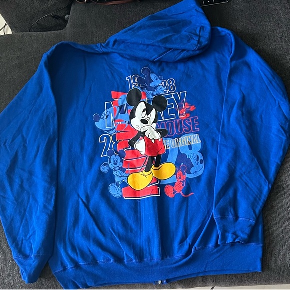 Mickey Mouse Hoodie 1928 Full Zip - Picture 1 of 6